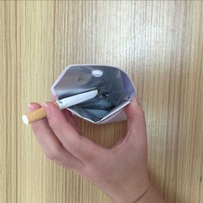 OEM de la bolsa de tabaco del PVC Mini Disposable Pocket Ashtray Small de EVA