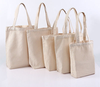 Bolsos blancos Tote Bag For School Kids que hace compras de la lona de Eco de la marina de guerra