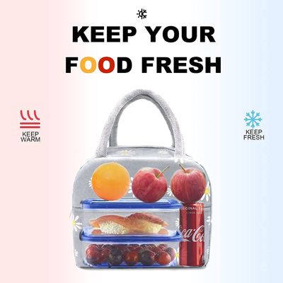Refrigerador Tote Lunch Bags Keep Food aislado lindo fresco para la comida campestre de la escuela del viaje