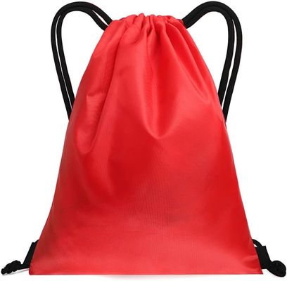 Mochila del bolso de lazo de la prenda impermeable del gimnasio con el bolso de la nadada del bolsillo con cremallera para las mujeres de los hombres