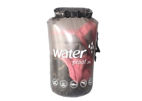 Productos al aire libre de la mochila impermeable del bolso seco del PVC de la canoa 10L 20L para acampar