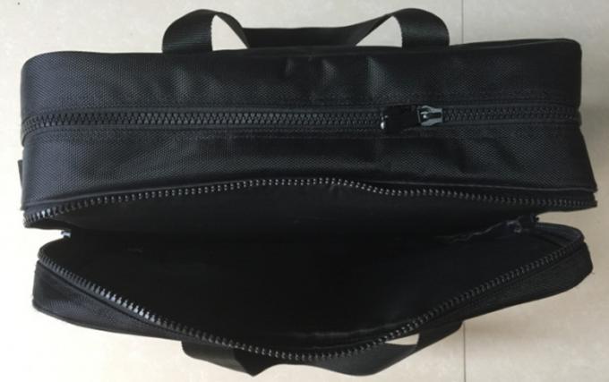 Bolso directo del maquillaje del viaje del bolso del ordenador portátil de la cartera del ordenador portátil de la fábrica con la correa de la manija y de hombro