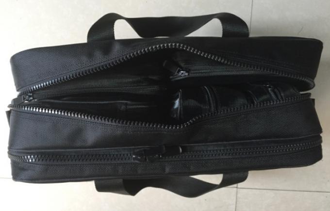 Bolso directo del maquillaje del viaje del bolso del ordenador portátil de la cartera del ordenador portátil de la fábrica con la correa de la manija y de hombro