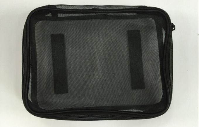 Bolso directo del maquillaje del viaje del bolso del ordenador portátil de la cartera del ordenador portátil de la fábrica con la correa de la manija y de hombro