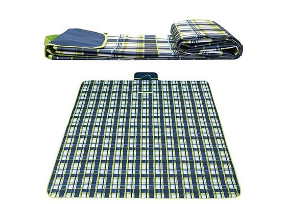 Calidad  Polyester Waterproof Picnic Mat Backing For Beach Polyetser Peva Material fábrica