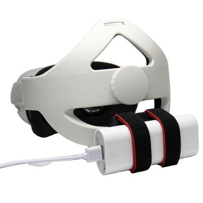Soporte trasero ajustable de la fijación del banco del poder de la correa de la batería para el tenedor de batería del MÓVIL de la búsqueda 2 de Oculus para las auriculares VR de la búsqueda 2