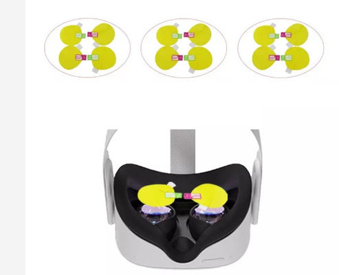 2021 nueva película de la lente de cámara de la película protectora de la pantalla de 4in1 (4pcs) TPU VR   para el protector anti de la lente del rasguño del casco de la búsqueda 2 VR de Oculus