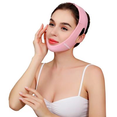 Correa de barbilla facial de elevación de las correas de la belleza del vendaje de la forma de V facial ajustable de la mejilla de la forma de V de la correa reutilizable del faciem para la mirada joven