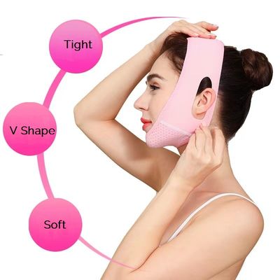 Correa de barbilla facial de elevación de las correas de la belleza del vendaje de la forma de V facial ajustable de la mejilla de la forma de V de la correa reutilizable del faciem para la mirada joven