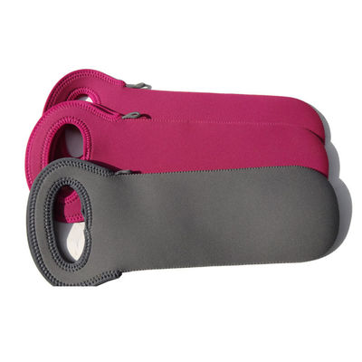 Bolso de enfriamiento modificado para requisitos particulares de la Vino-botella del refrigerador del bolso del congelador de la botella de vino del neopreno del portador del tenedor el 1/2 de la cerveza portátil de las botellas del tamaño