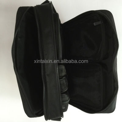 Bolso directo del maquillaje del viaje del bolso del ordenador portátil de la cartera del ordenador portátil de la fábrica con la correa de la manija y de hombro