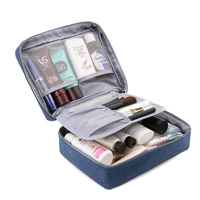 Organizador colgante multifuncional Cosmetic Bag de la prenda impermeable del bolso del maquillaje del bolso plegable del artículo de tocador del viaje