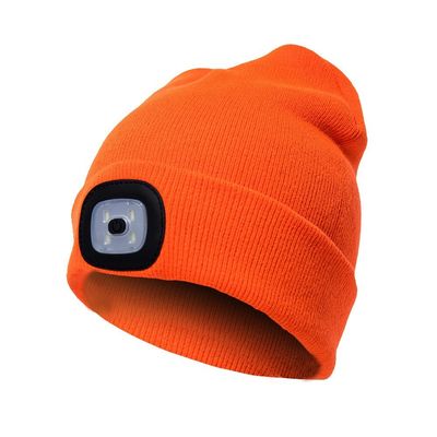 El precio de fábrica LED encendió los regalos de funcionamiento del sombrero de la caza caliente del invierno del sombrero del punto de Beanie Cap Hip Hop Men que acampaban para el hombre de la mujer