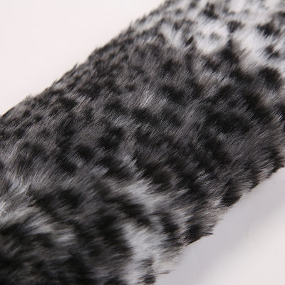 Las muchachas lindas creativas de Pencilcase de los efectos de escritorio del bolso de escuela de la caja de lápiz de la felpa del estampado leopardo enseñan al estudiante Storage Bag de las fuentes