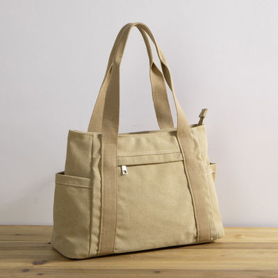 Capacidad grande reutilizable Tote Bag respetuoso del medio ambiente del bolso casual del hombro de las vagabundas de las compras de la lona de las mujeres de la moda