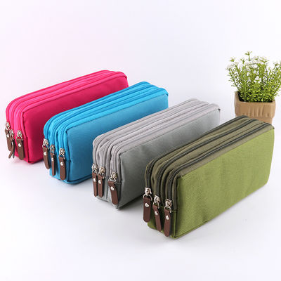 Los estudiantes del bolso de Pen Case Supplies Pencil Storage de la escuela de la caja de lápiz de la capacidad grande dibujan a lápiz las cajas Pen Box Pouch Stationery grande