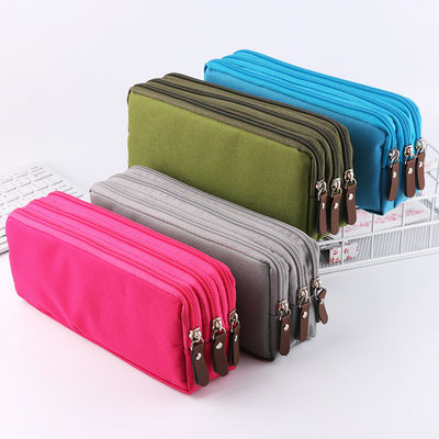 Los estudiantes del bolso de Pen Case Supplies Pencil Storage de la escuela de la caja de lápiz de la capacidad grande dibujan a lápiz las cajas Pen Box Pouch Stationery grande