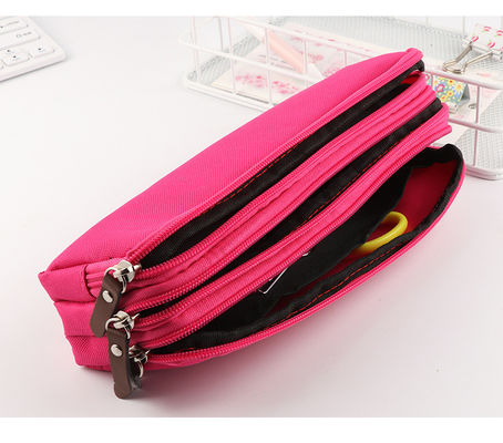 Los estudiantes del bolso de Pen Case Supplies Pencil Storage de la escuela de la caja de lápiz de la capacidad grande dibujan a lápiz las cajas Pen Box Pouch Stationery grande