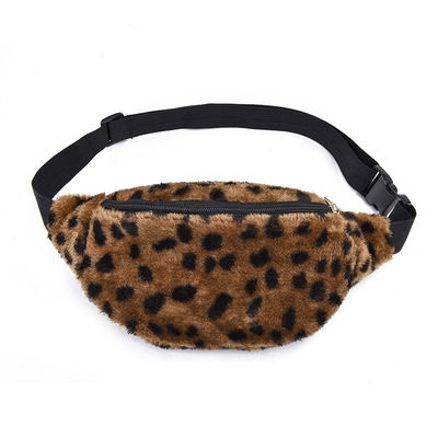 Cadera de Bum Bag Female Travel Bum del invierno del bolso de la cintura de la piel del conejo del precio de fábrica la falsa acuña el bolso casual del pecho de la bolsa del teléfono