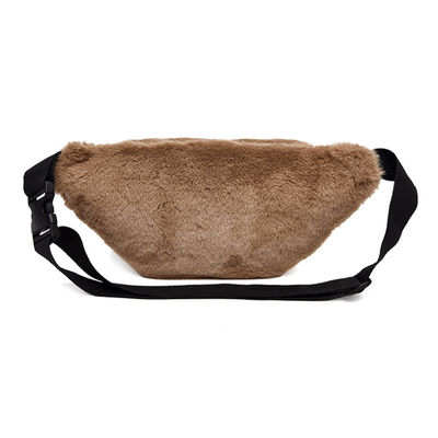 Cadera de Bum Bag Female Travel Bum del invierno del bolso de la cintura de la piel del conejo del precio de fábrica la falsa acuña el bolso casual del pecho de la bolsa del teléfono