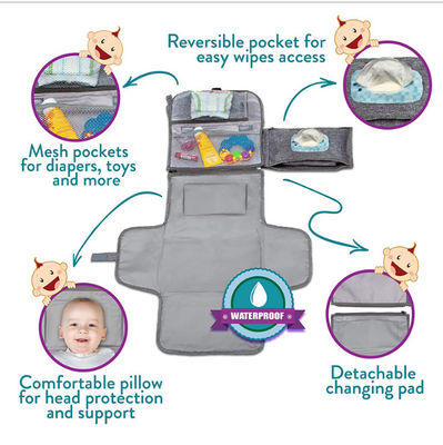 Cojín cambiante impermeable respirable para el viaje los 35*25cm del bebé