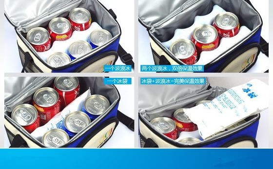La entrega de la comida del OEM aisló la preservación del calor del bolso 600d de Tote Lunch Bag Travel Cooler