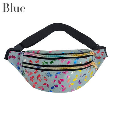 Monedero de la bolsa del teléfono móvil del festival del bolso de 2022 de la cintura del bolso de las mujeres de Fanny Pack Colorful Travel Kids correas impresas de la historieta