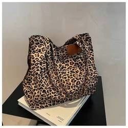 El leopardo de las mujeres que imprime la lona de Eco empaqueta a señora animal Tote Bags de la cebra del modelo