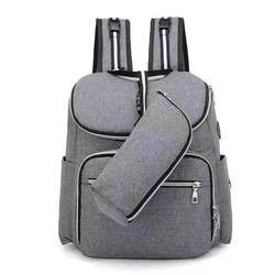 Cargador USB infantil de Mami Mummy Bag With de la mochila del pañal del bebé 2 In1
