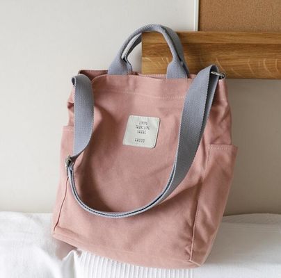 Las mujeres de lujo de la lona de la cremallera coreana del bolso empaquetan el totalizador simple femenino de la impresión de la letra del bolso de Women Messenger Bag del diseñador