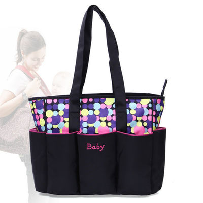 Momia portátil Tote Dipper Bag de la función del poliéster del bolso multi de la mamá