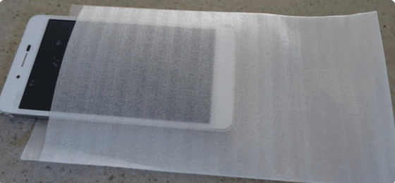 Algodón de la perla que embala el bolso peritoneal para los teléfonos móviles, electrónica que empaqueta, empaquetado del metal, a prueba de humedad a prueba de choques, agradable