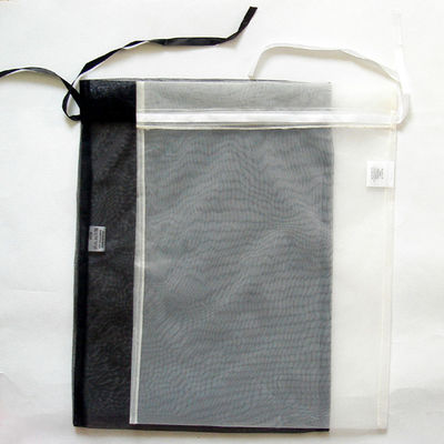 Mesh Nylon Drawstring Bags Portable plegable pequeño para el regalo
