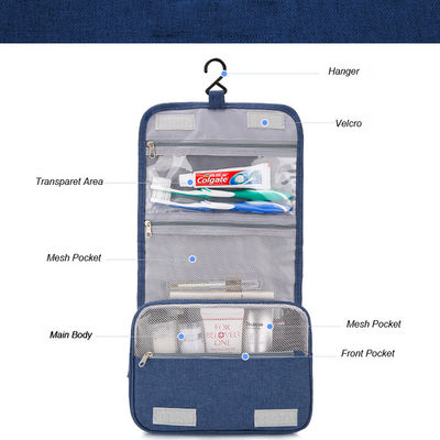 El caso cosmético de la belleza del bolso del bolso del maquillaje de la prenda impermeable de la cremallera compone la bolsa del lavado del viaje del almacenamiento de Toiletry Bag Kits del organizador