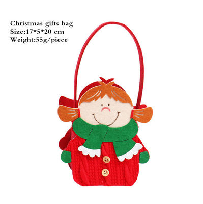 Las lanas sentían las compras Tote Bag Promotional For Ladies del saco de los regalos de la Navidad