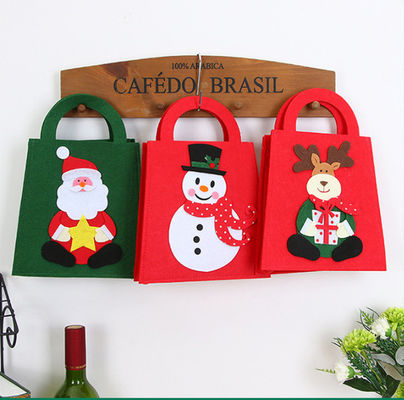 Color grande de Tote Santa Gift Buffalo Handbag Customize de la Navidad de los regalos