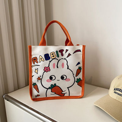 Bolso de compras de Winnie The Pooh Rubber Stamp Kiki Titi Cartoon Shoulder Canvas Ladies
