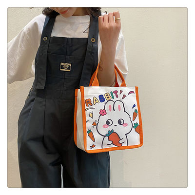 Bolso de compras de Winnie The Pooh Rubber Stamp Kiki Titi Cartoon Shoulder Canvas Ladies