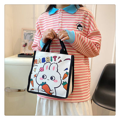 Bolso de compras de Winnie The Pooh Rubber Stamp Kiki Titi Cartoon Shoulder Canvas Ladies