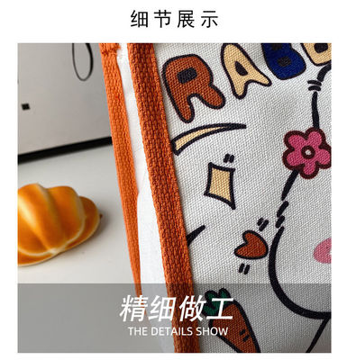 Bolso de compras de Winnie The Pooh Rubber Stamp Kiki Titi Cartoon Shoulder Canvas Ladies