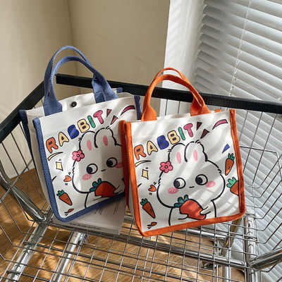 Bolso de compras de Winnie The Pooh Rubber Stamp Kiki Titi Cartoon Shoulder Canvas Ladies