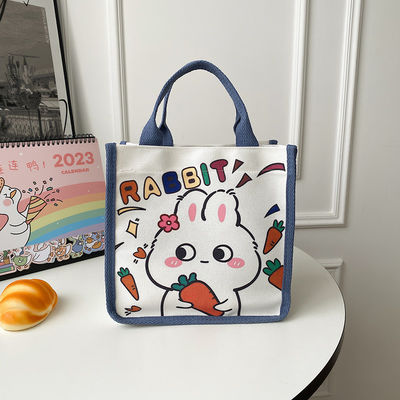 Bolso de compras de Winnie The Pooh Rubber Stamp Kiki Titi Cartoon Shoulder Canvas Ladies