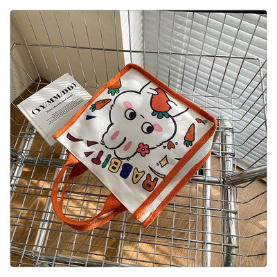 Bolso de compras de Winnie The Pooh Rubber Stamp Kiki Titi Cartoon Shoulder Canvas Ladies