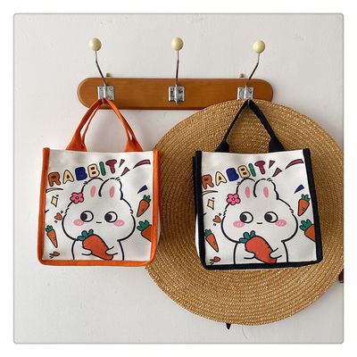 Bolso de compras de Winnie The Pooh Rubber Stamp Kiki Titi Cartoon Shoulder Canvas Ladies