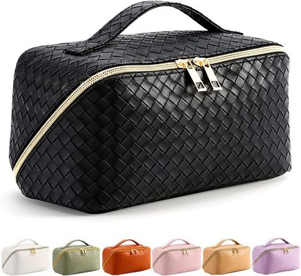 Bolsos cosméticos del bolso del viaje de la capacidad grande con los compartimientos para las señoras de las mujeres