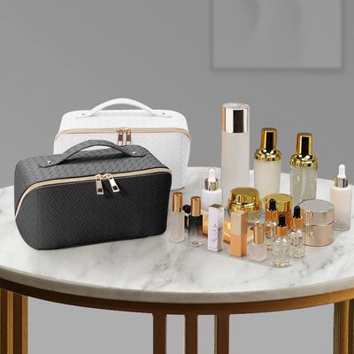 Bolsos cosméticos del bolso del viaje de la capacidad grande con los compartimientos para las señoras de las mujeres