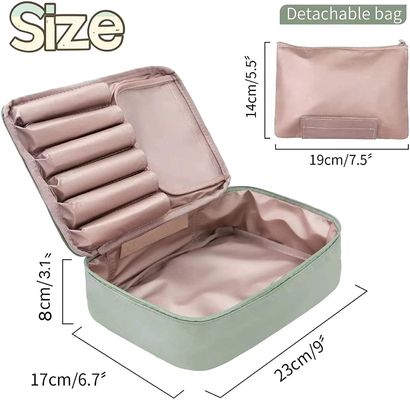 Bolso cosmético de la venta de los bolsos de la cerveza-capacidad comsmetic caliente del bolso con la manija para las mujeres de las señoras