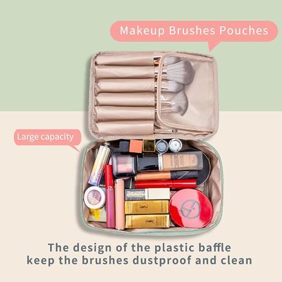 Bolso cosmético de la venta de los bolsos de la cerveza-capacidad comsmetic caliente del bolso con la manija para las mujeres de las señoras