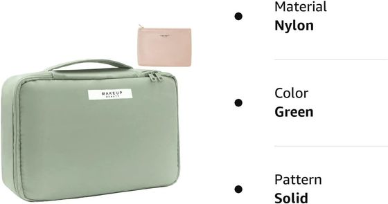 Bolso cosmético de la venta de los bolsos de la cerveza-capacidad comsmetic caliente del bolso con la manija para las mujeres de las señoras