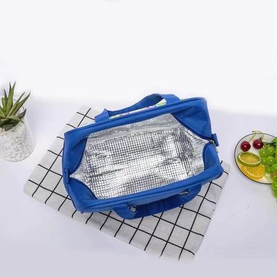 Los niños de la historieta almuerzan termal preciosa impermeable de una lona más fresca del bolso aislada